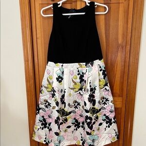 City Chic Art Darling Floral Dress Plus Size 16 NWT Fit & Flare Statement